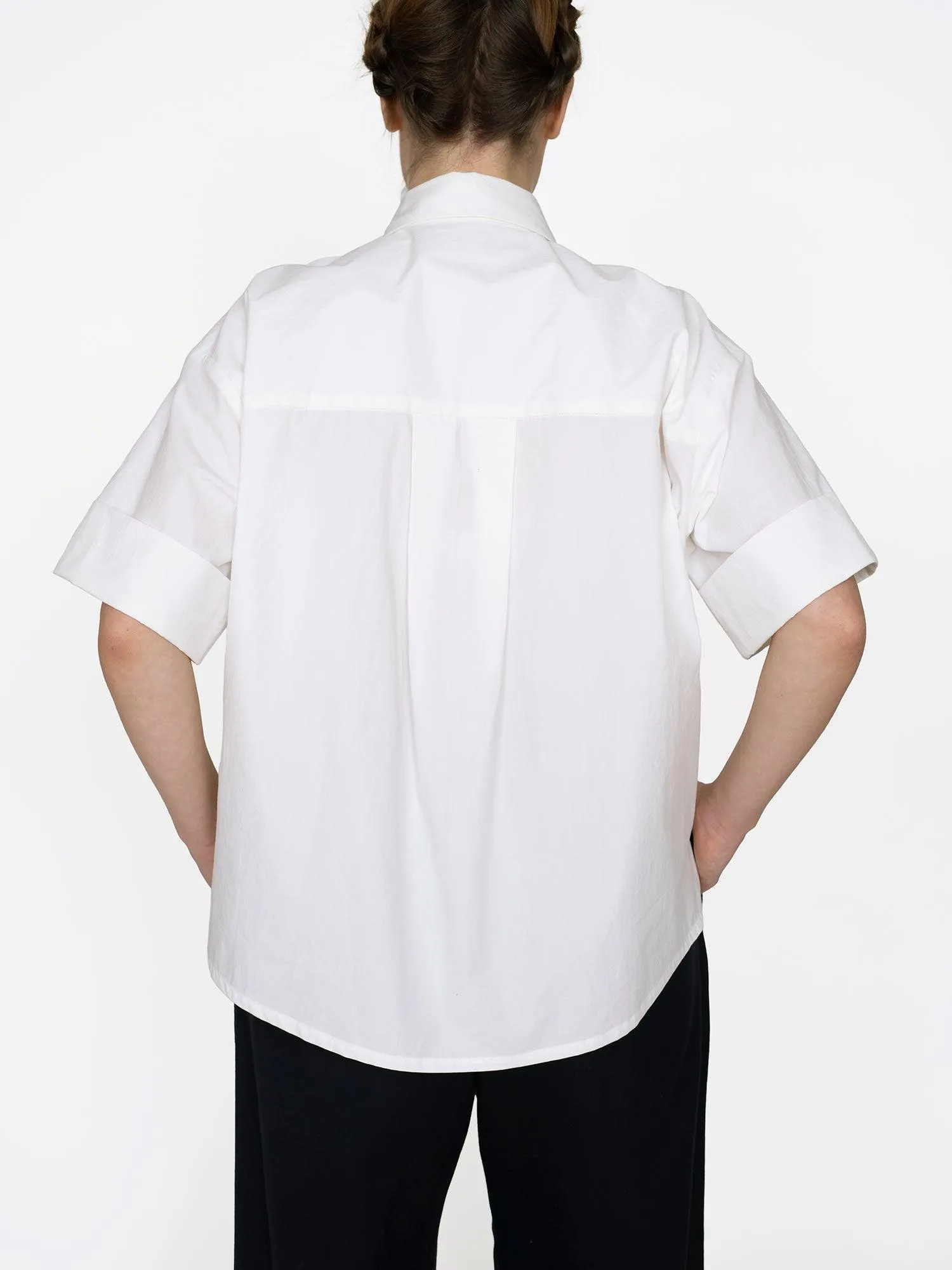 FRONT PLEAT SHIRT PATTERN