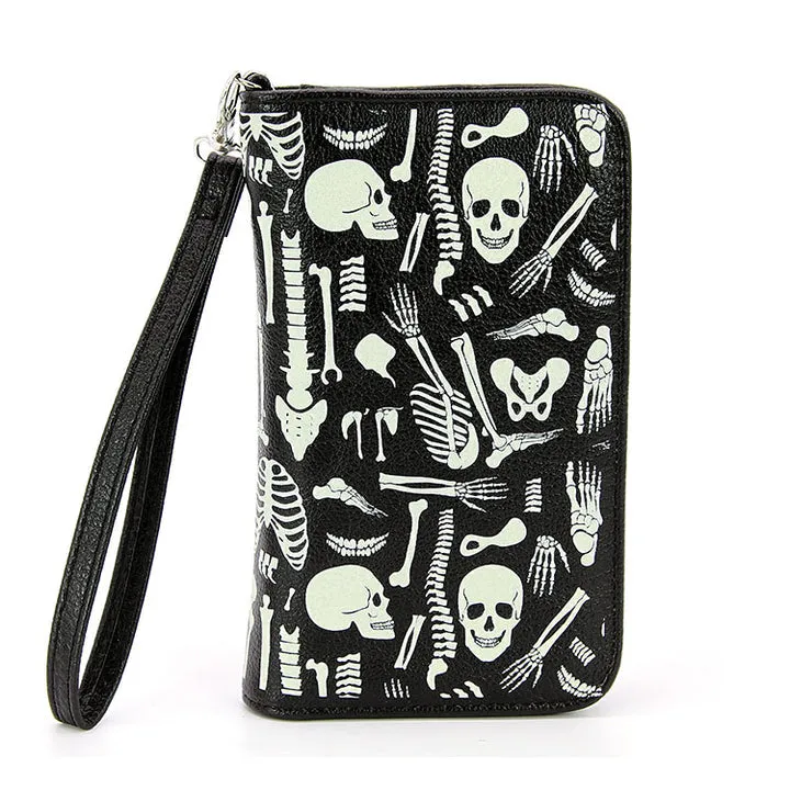 Glow In The Dark Skeleton Wallet