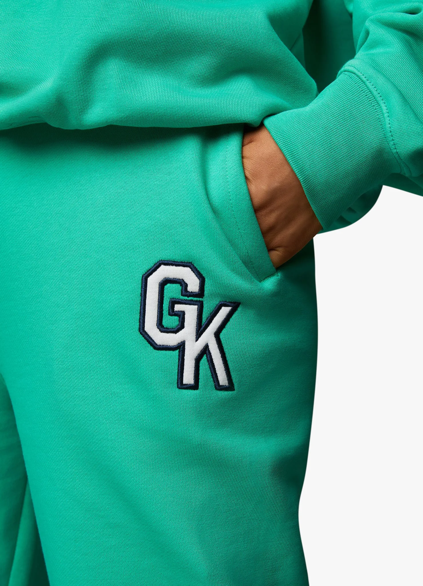 Gym King Varsity Jogger - Jade Green