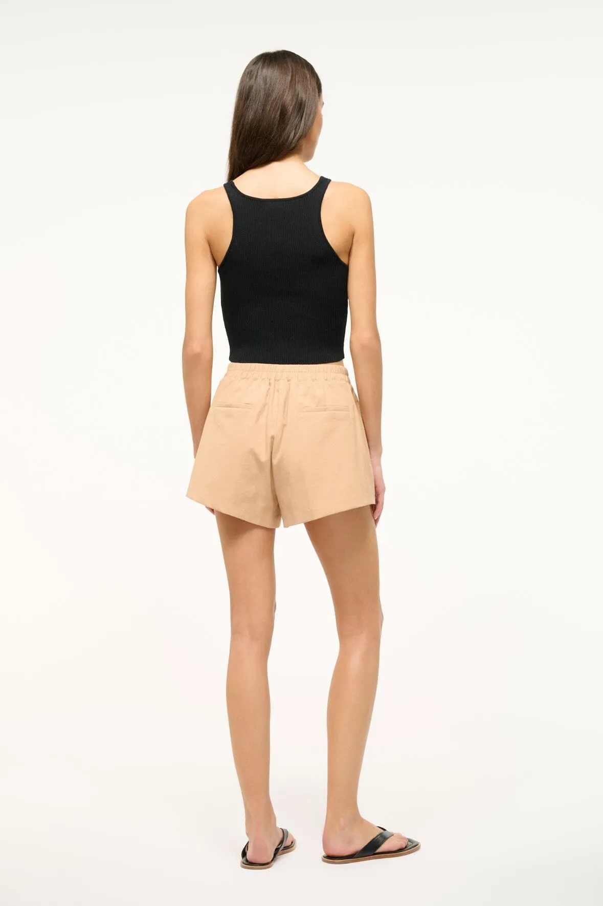 IBISCO CROPPED TANK | BLACK