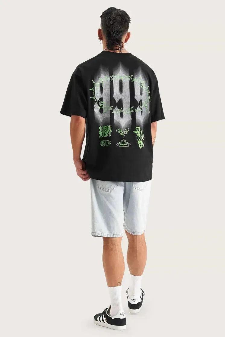 KSCY Prison street fit tee - Jet black