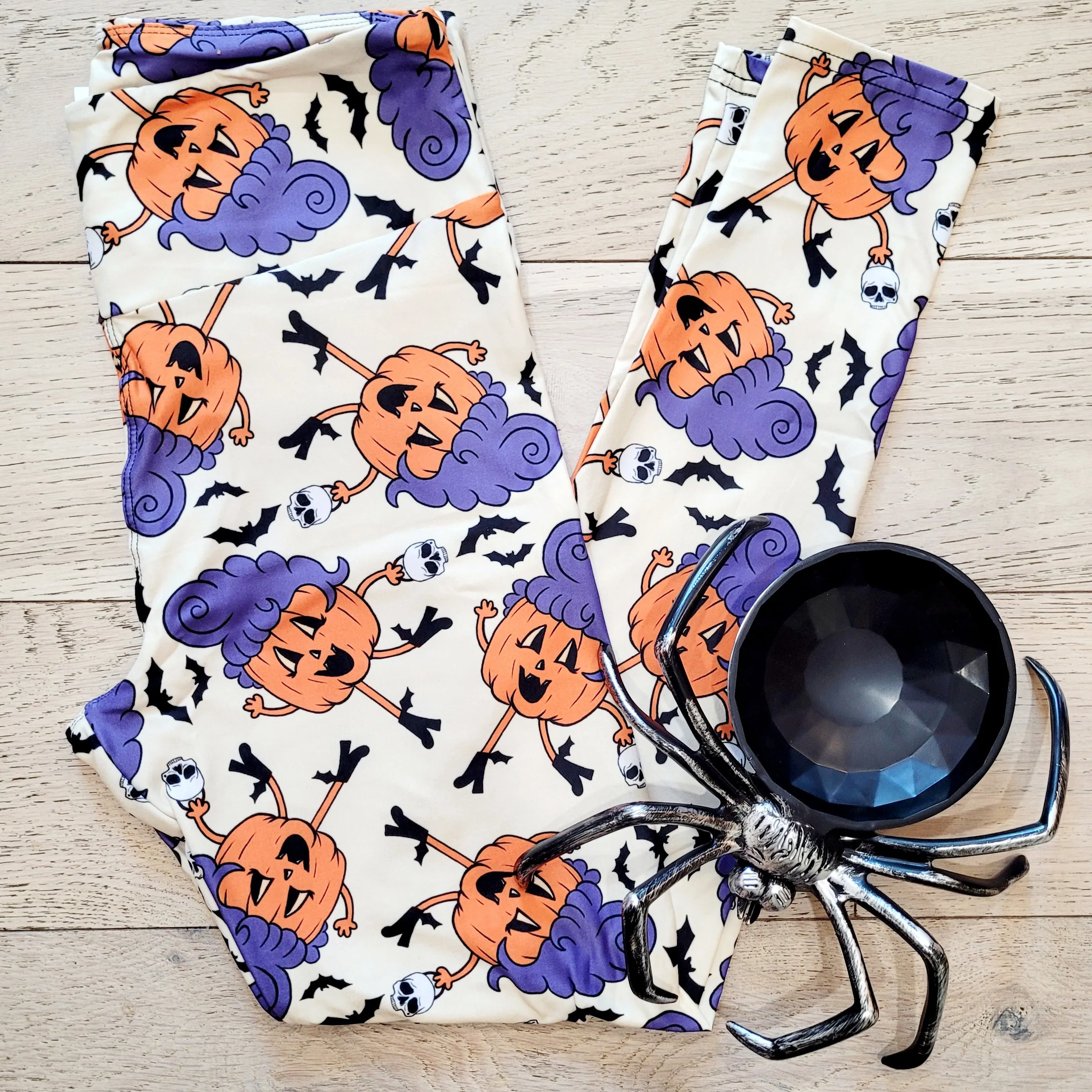 Little Miss Halloween (Semi-Exclusive) - High-quality Handcrafted Vibrant Leggings