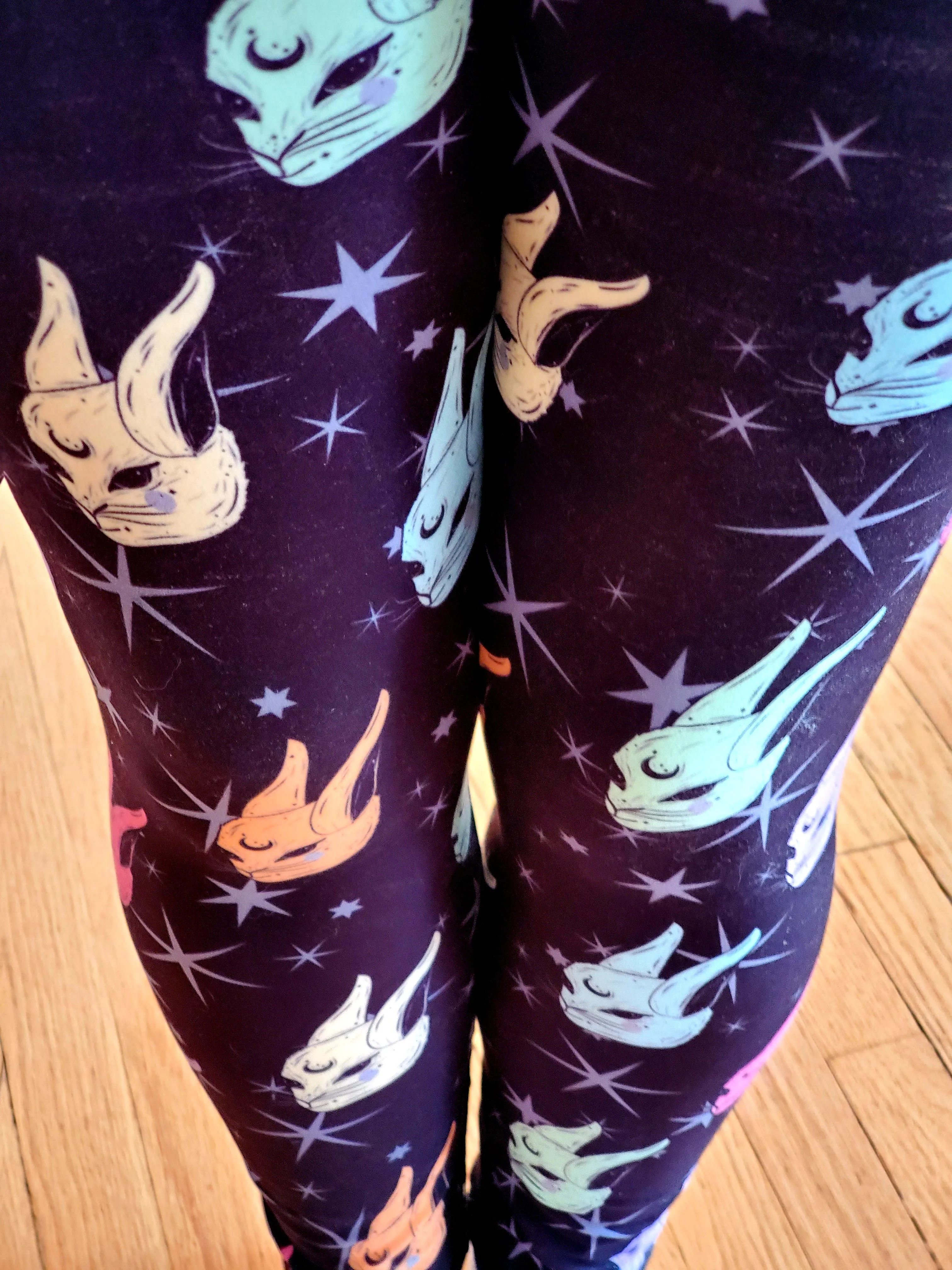 Magical Rabbits (Exclusive) - High-quality Handcrafted Vibrant Leggings