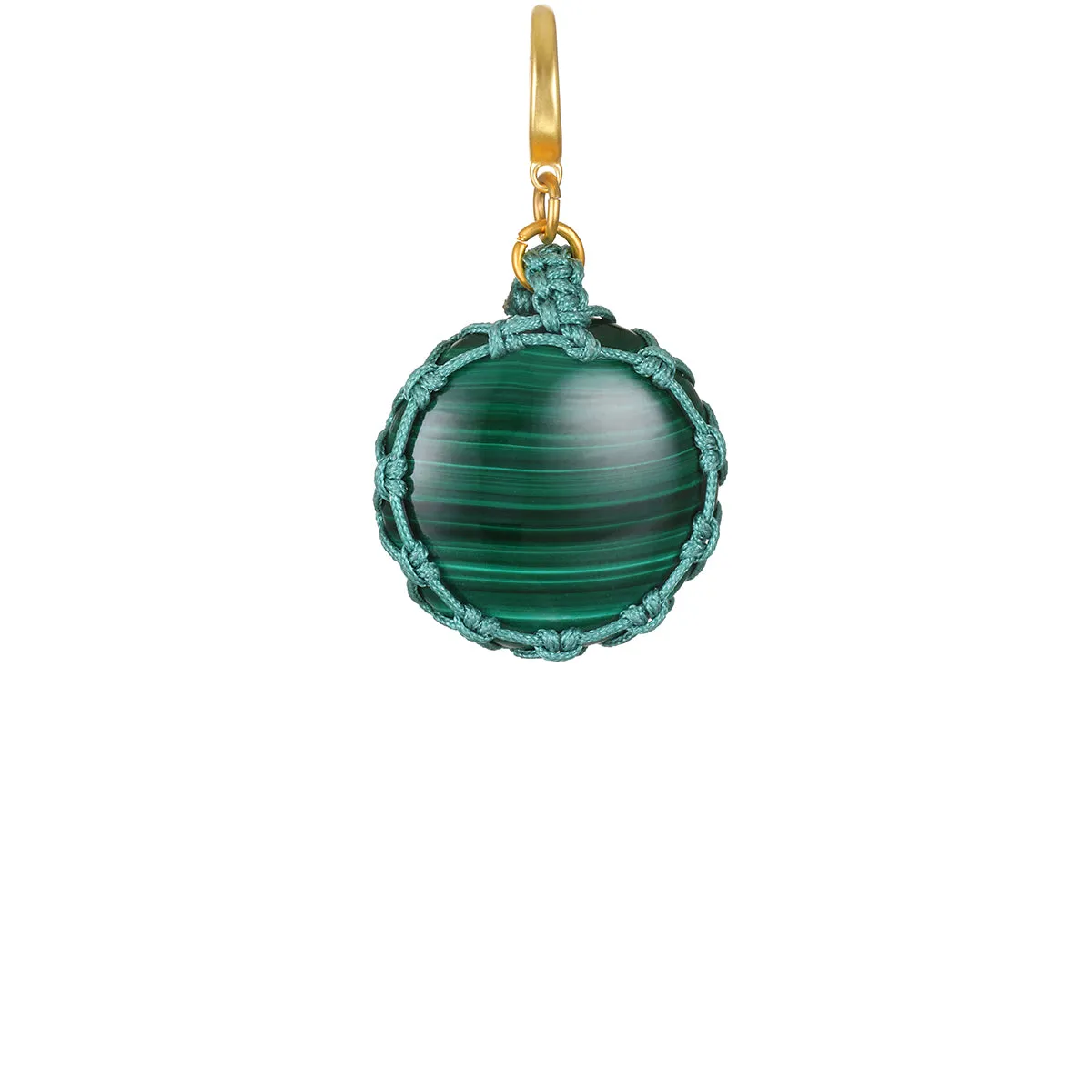 Malachite Clip-On Charm