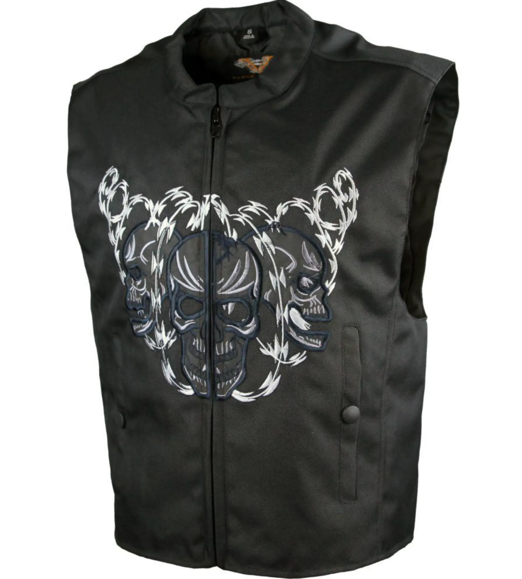 Mesh/Textile Motorcycle Sleeveless Jacket / Cut by Vance Customs