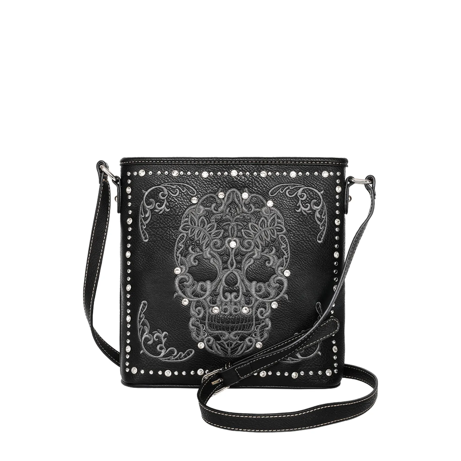 MW494G-8287 Montana West Sugar Skull Collection Concealed Handgun Crossbody