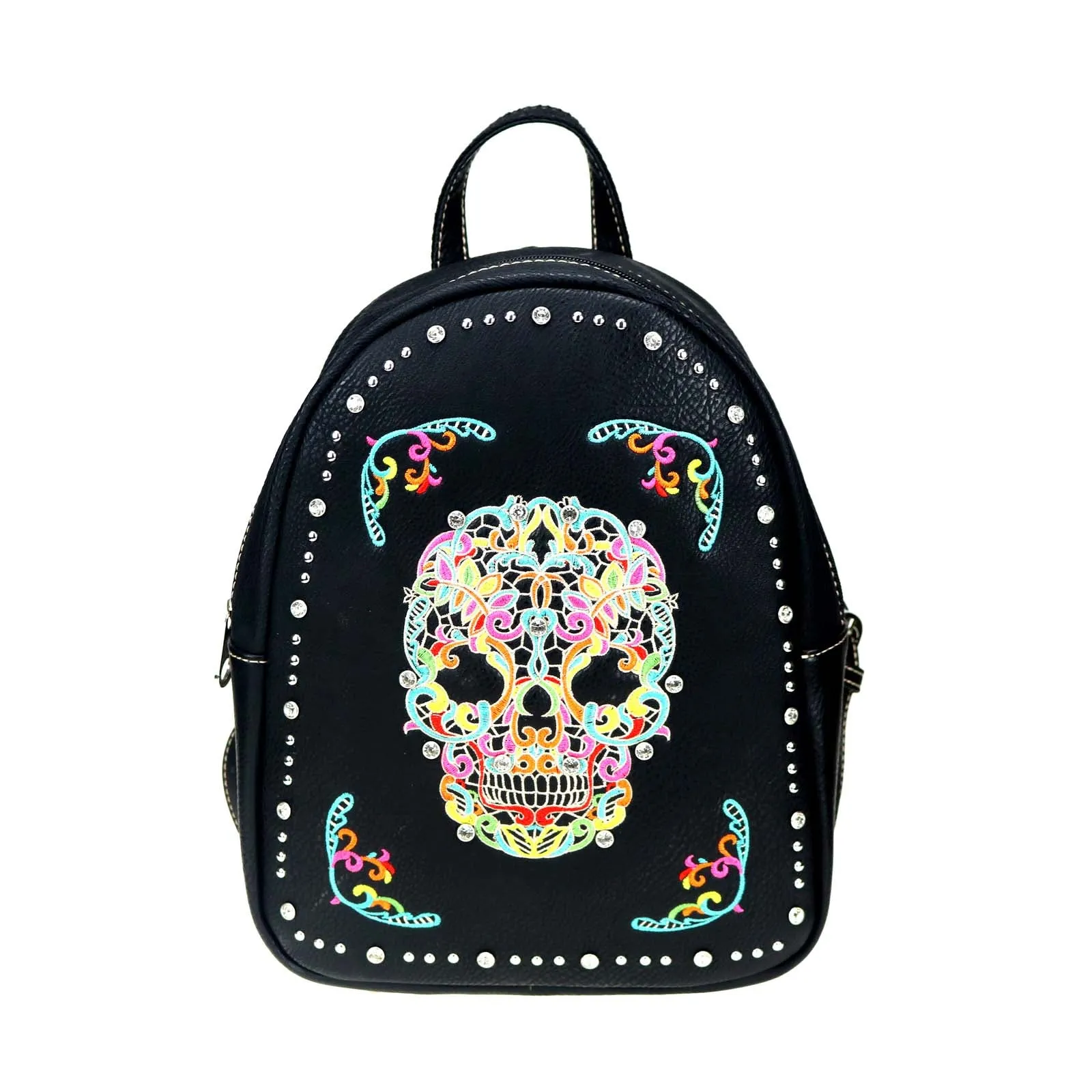 MW494G-9110 Montana West Sugar Skull Collection Backpack