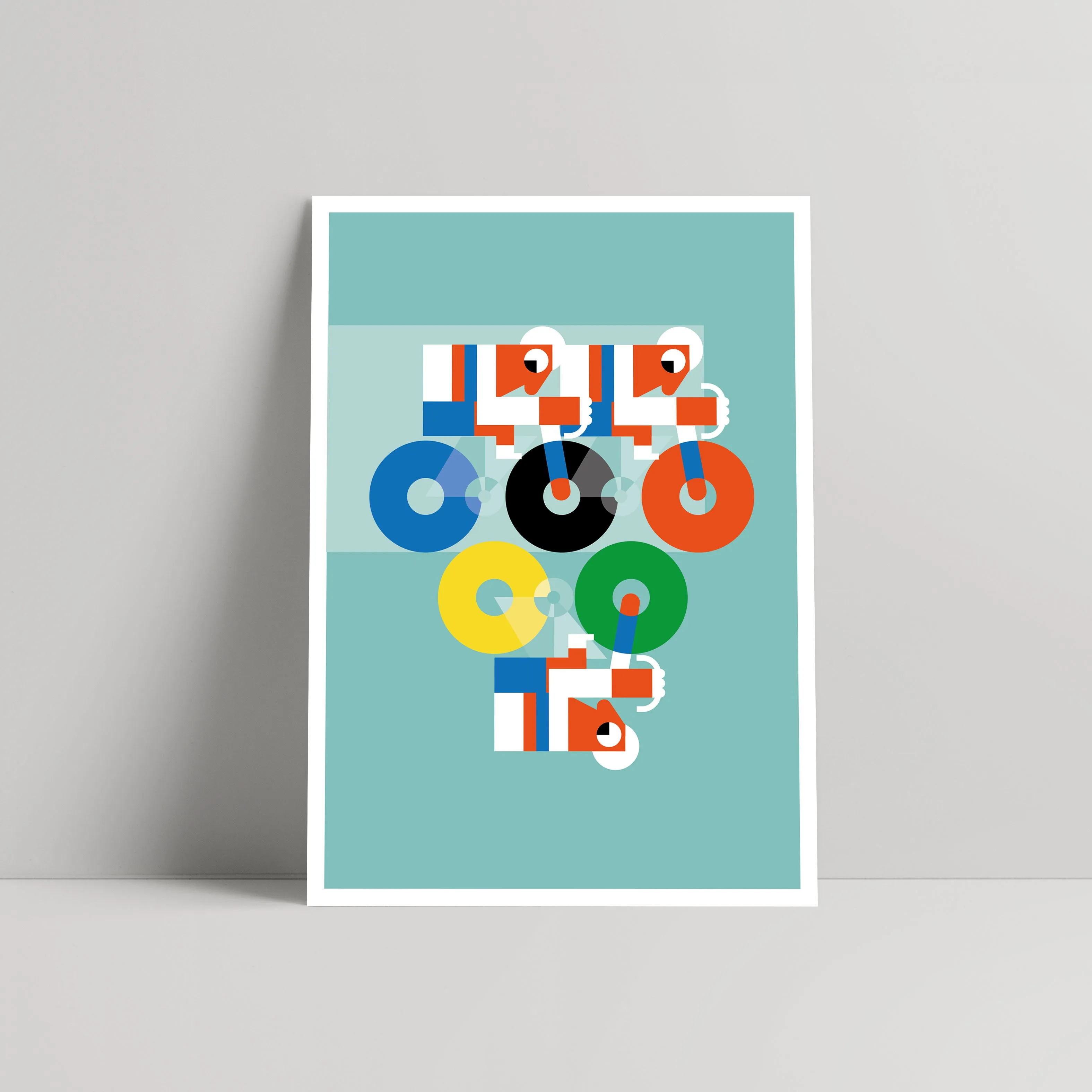 Olympic Team Pursuit - Art print - Mick Marston