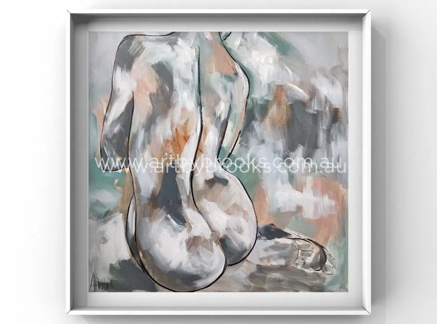 Pastel curves 1 -art print