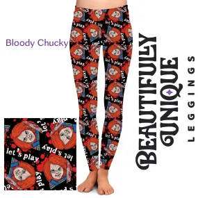 Pre-Order: Bloody Chucky (Semi-Exclusive) - High-quality Handcrafted Vibrant Leggings