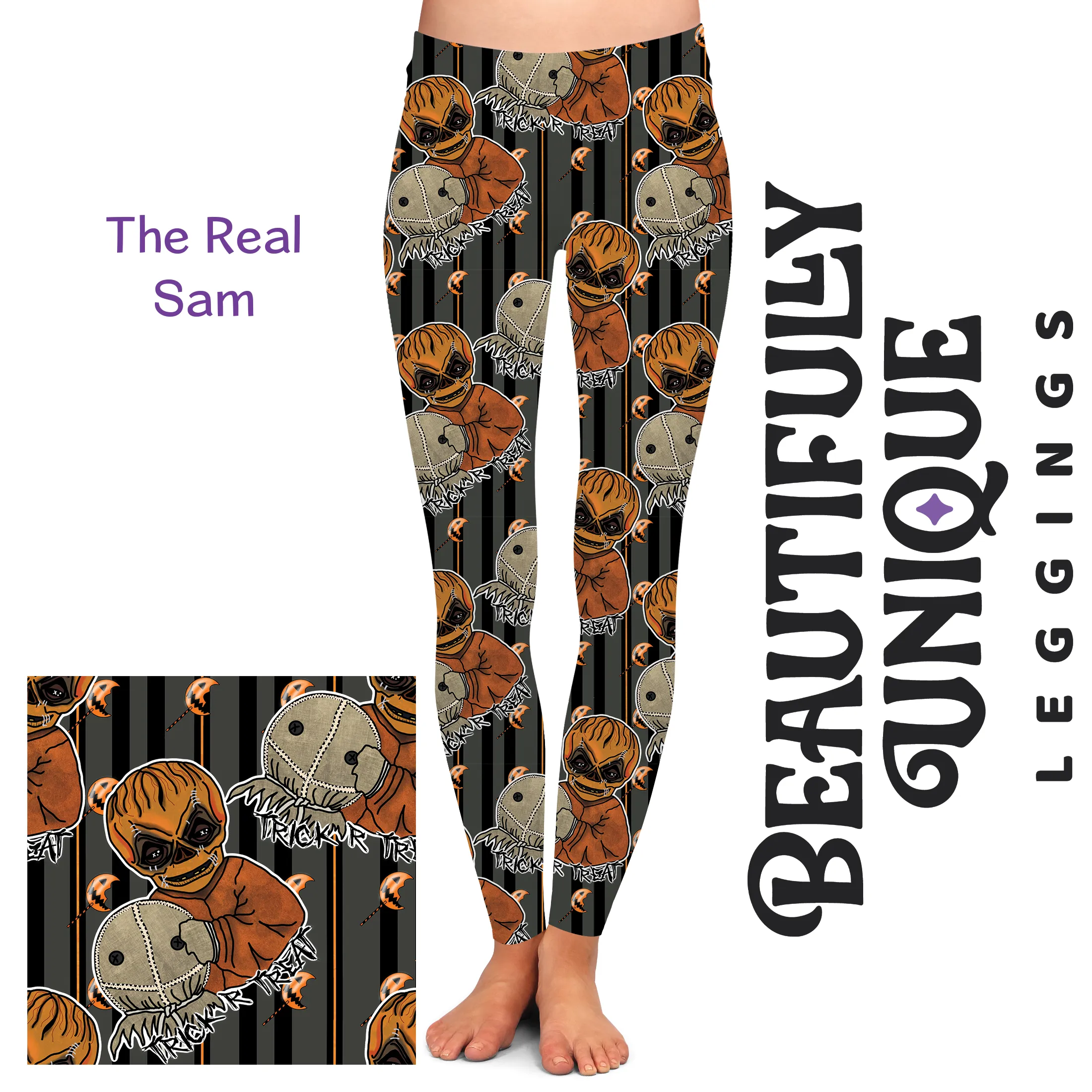 Pre-Order: The Real Sam (Exclusive) - High-quality Handcrafted Vibrant Leggings