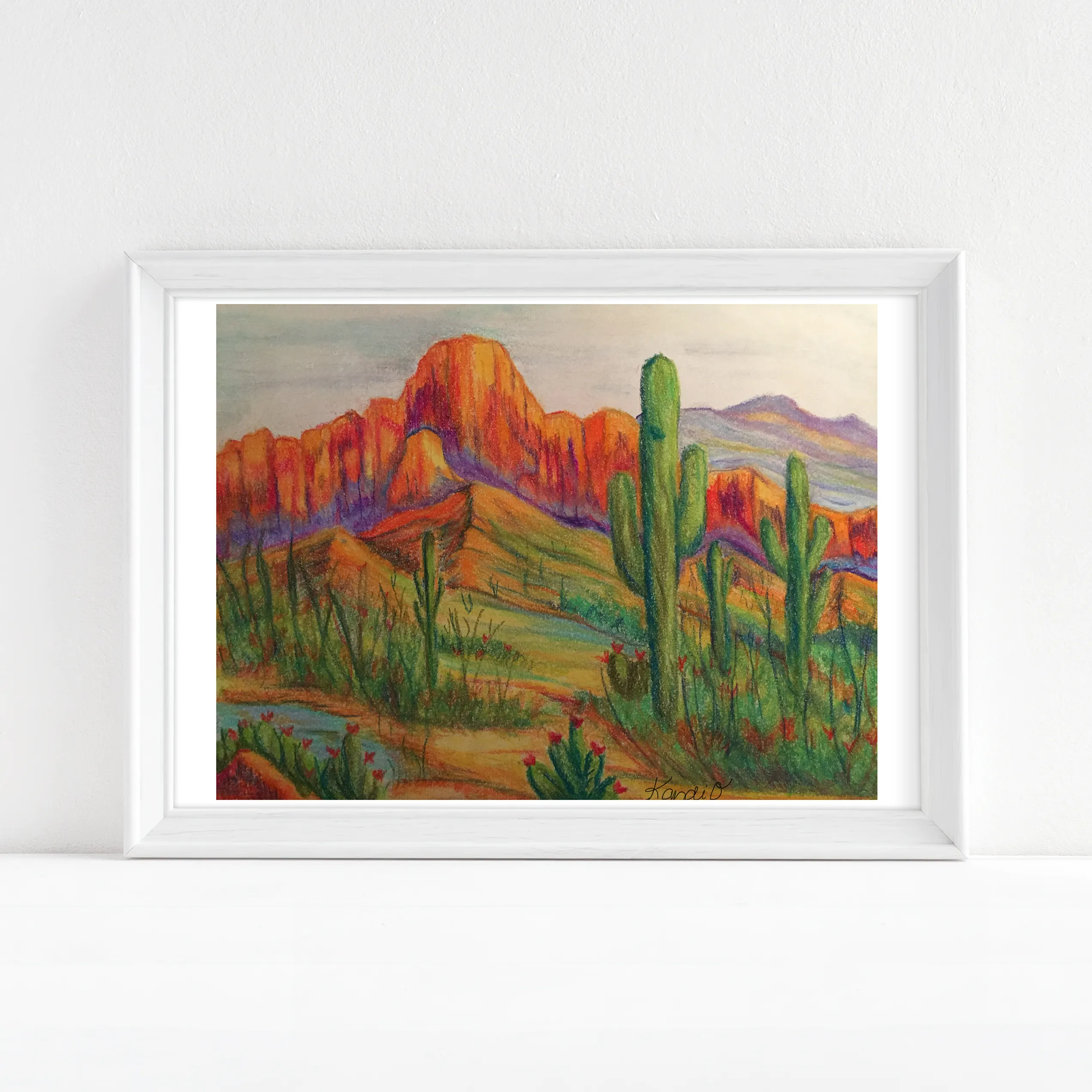 "Orange Desert" - Fine Art Print