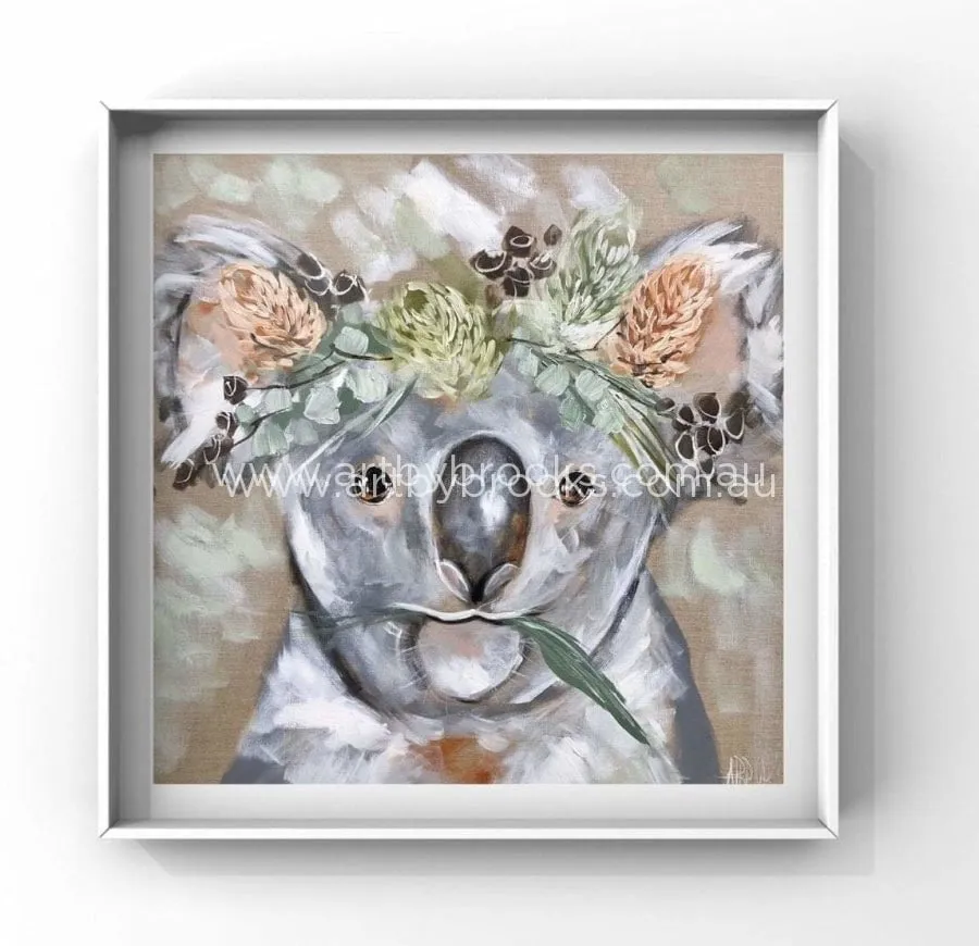 Rain maker koala  -art print