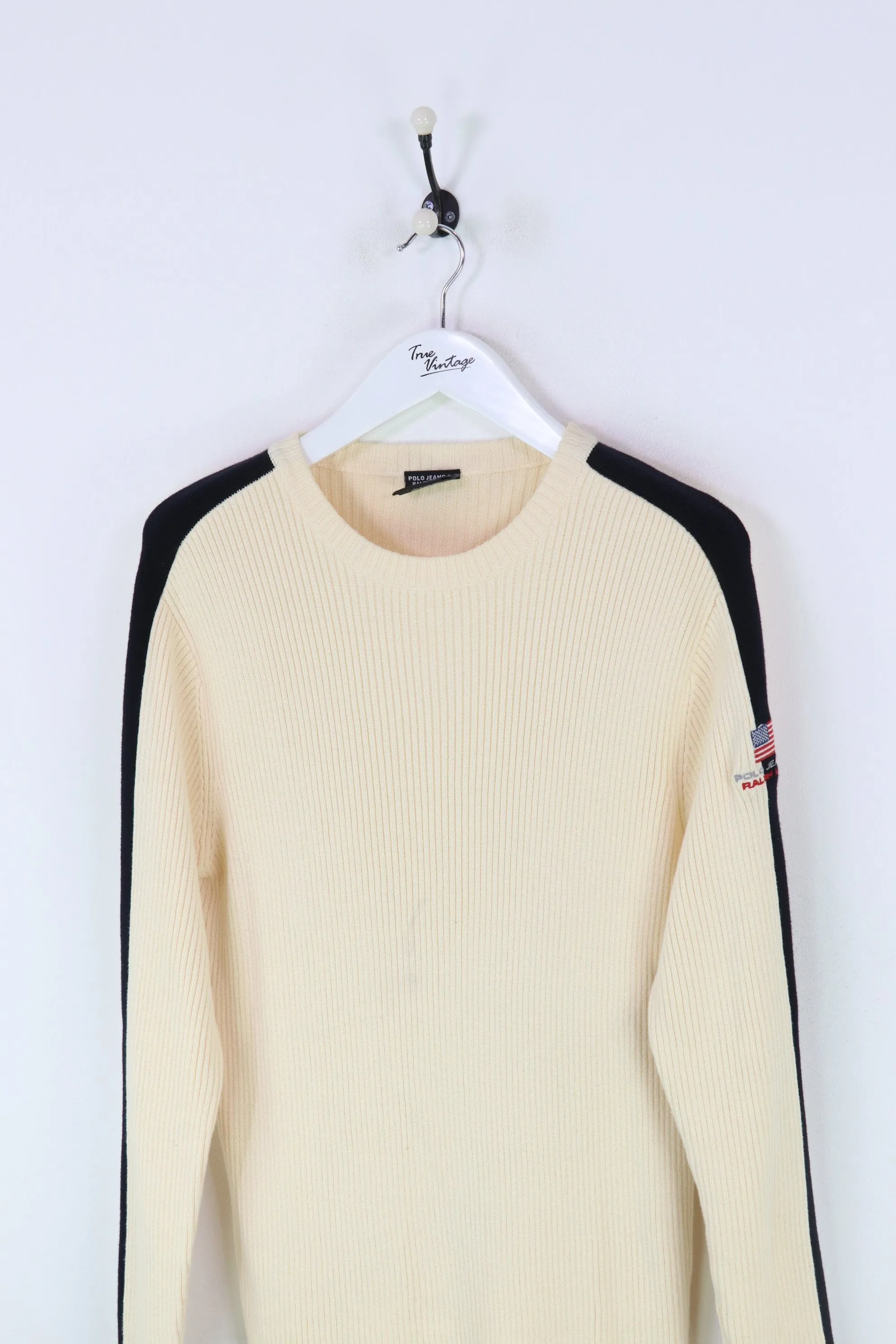 Ralph Lauren Knitted Sweatshirt Cream Medium