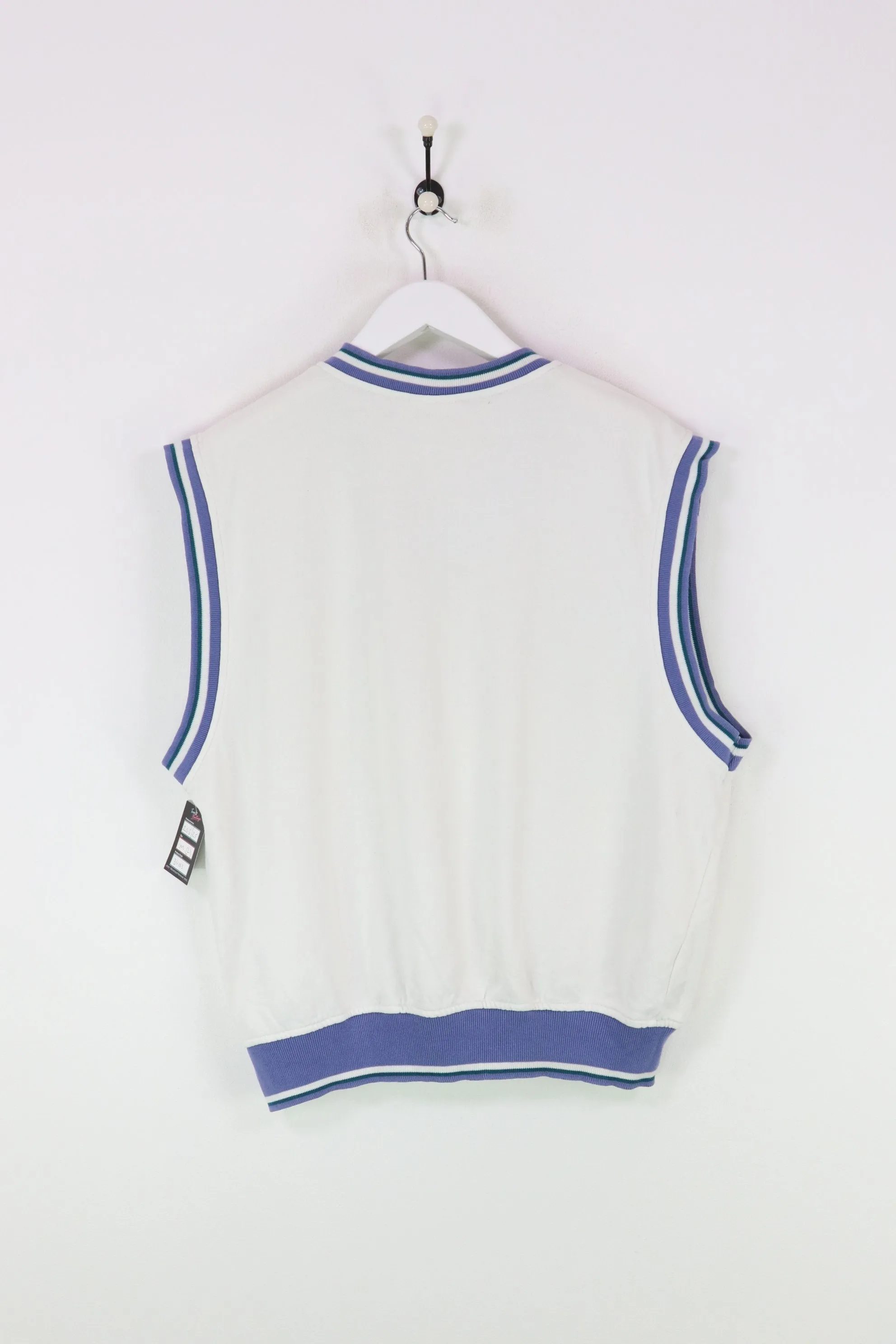 Reebok Sleeveless Sweatshirt White Medium