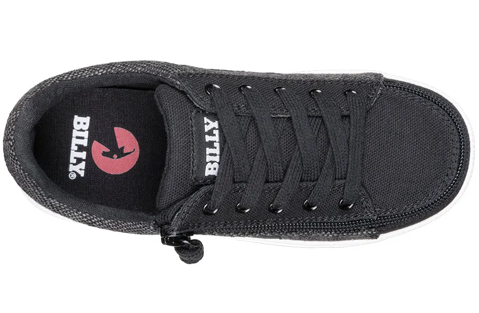 SALE - Black/Grey Felt BILLY CS Street Low Tops