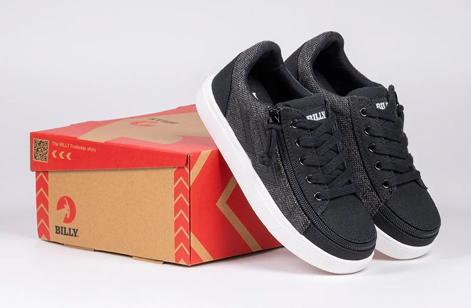 SALE - Black/Grey Felt BILLY CS Street Low Tops