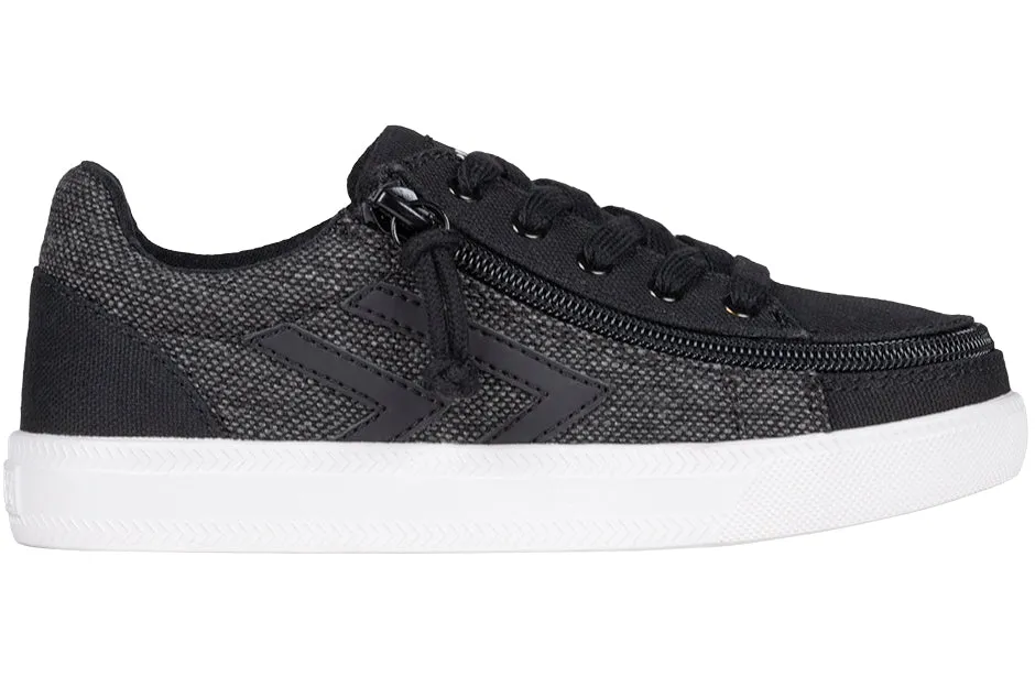 SALE - Black/Grey Felt BILLY CS Street Low Tops