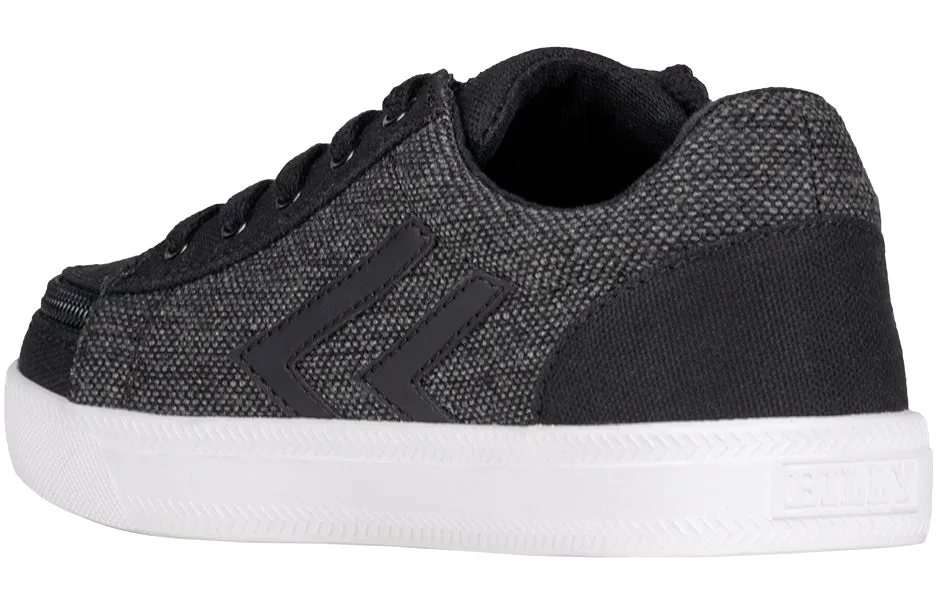 SALE - Black/Grey Felt BILLY CS Street Low Tops