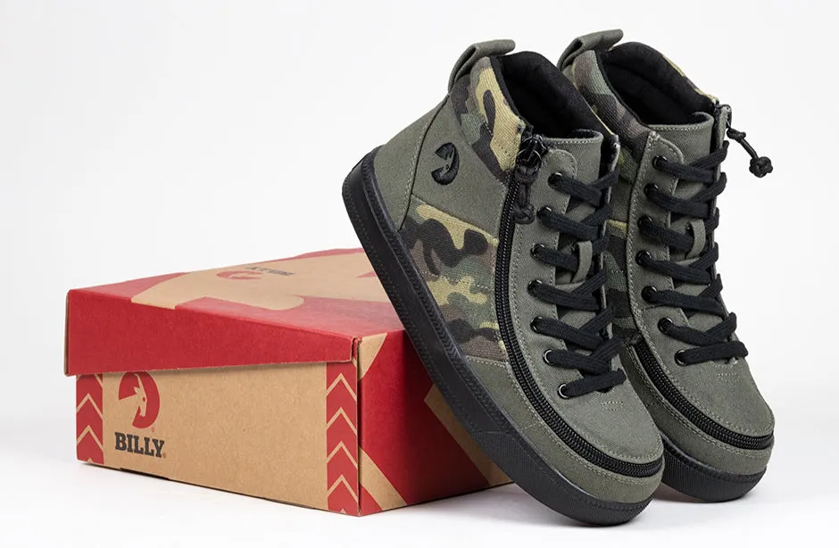 SALE - Olive Camo BILLY Street High Tops