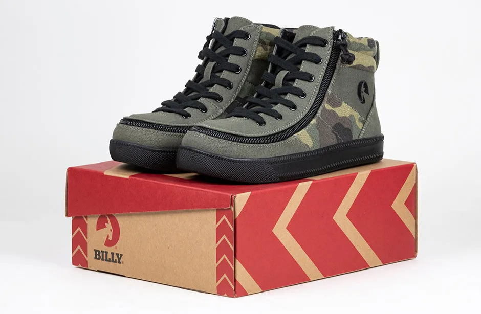 SALE - Olive Camo BILLY Street High Tops