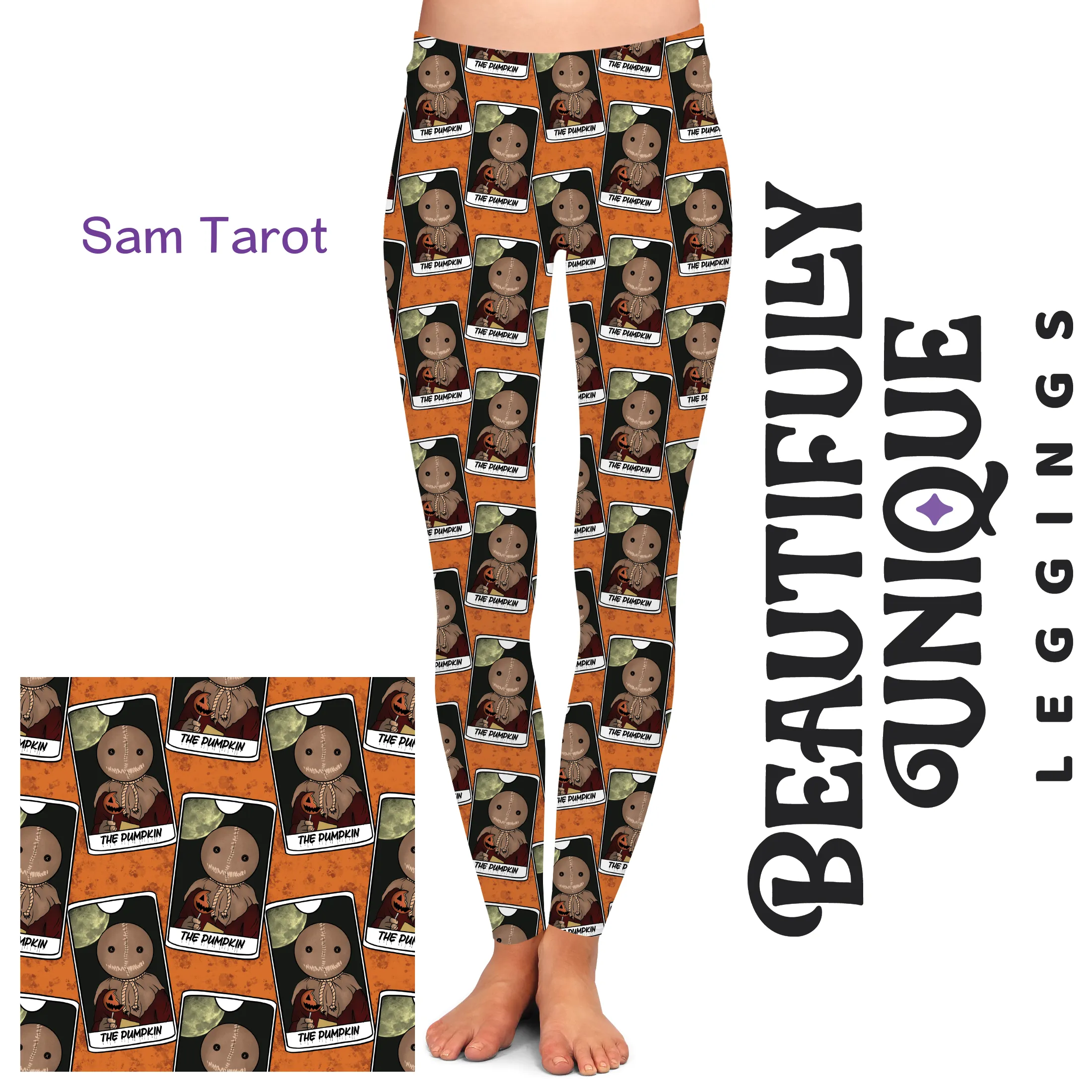 Sam Tarot (Semi-Exclusive) - High-quality Handcrafted Vibrant Leggings