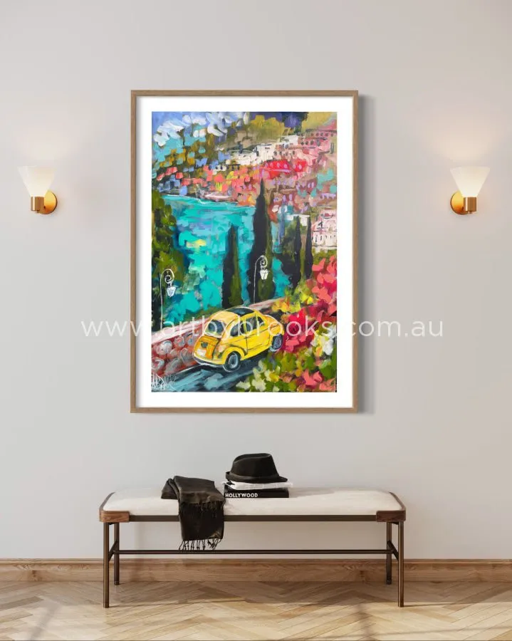 Scenic drives - Amalfi coast  - art print