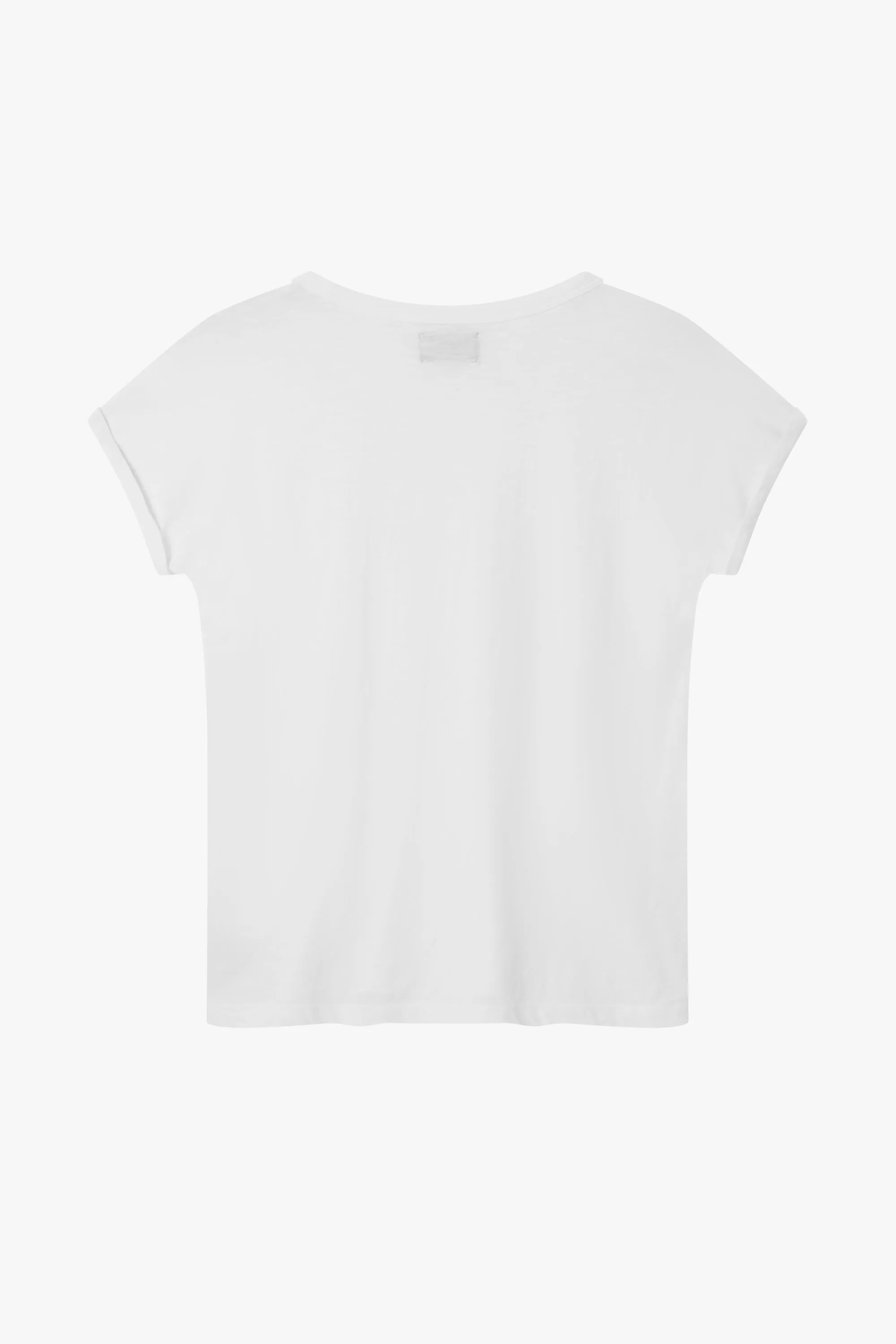 Scoop Neck T-Shirt | White