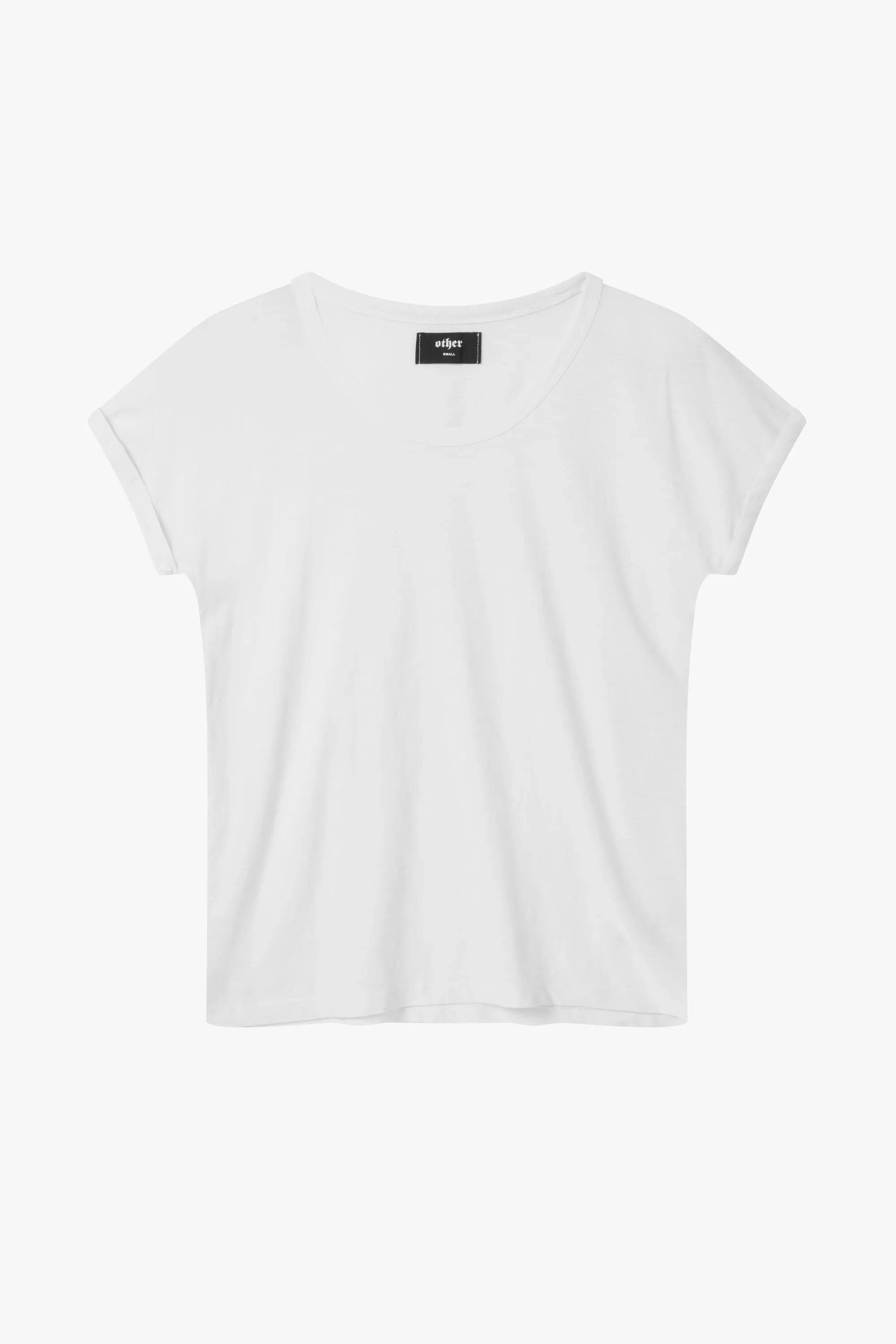 Scoop Neck T-Shirt | White