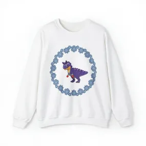 Snowflake Carnotaurus - Unisex Heavy Blend™ Crewneck Sweatshirt