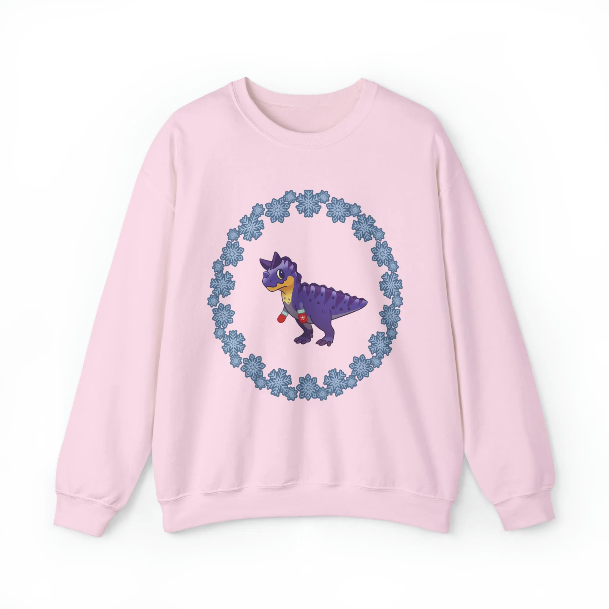 Snowflake Carnotaurus - Unisex Heavy Blend™ Crewneck Sweatshirt