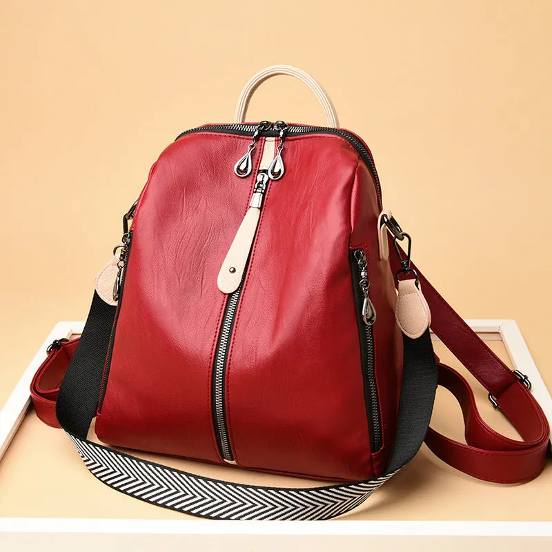 Soft Leather Backpack | Fashionable & Functional Design