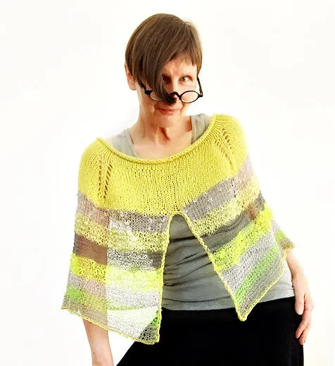 Split decision poncho, 40% off