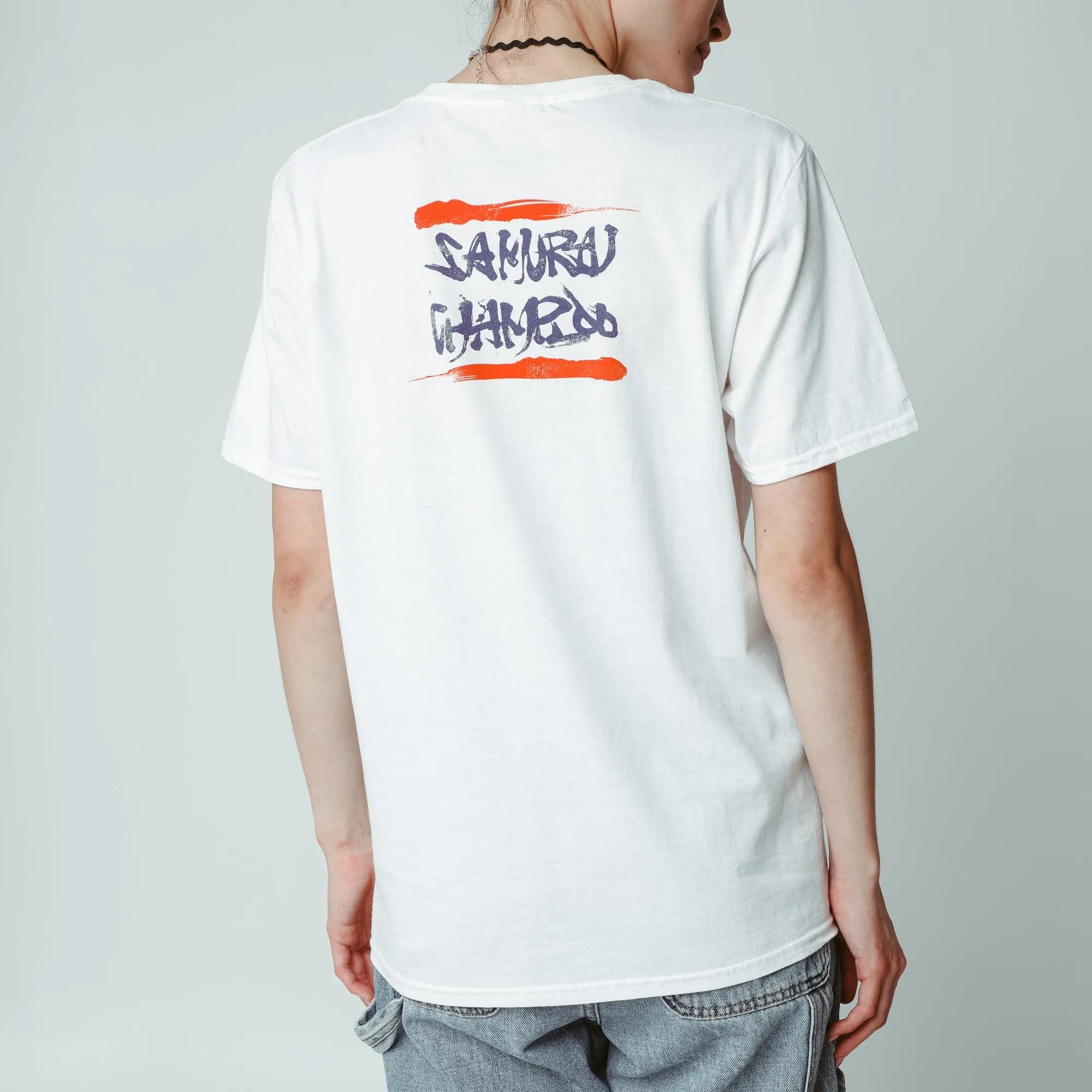 Street Samurai White Tee