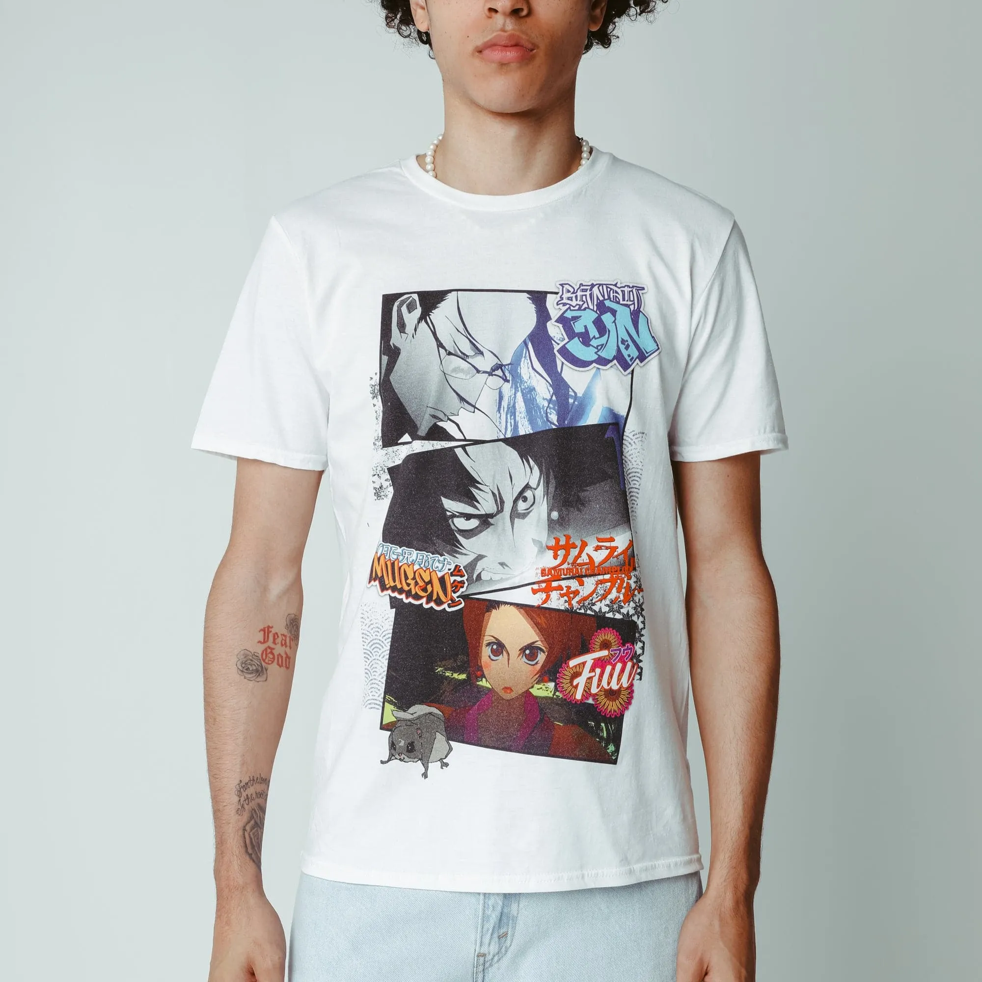 Street Samurai White Tee