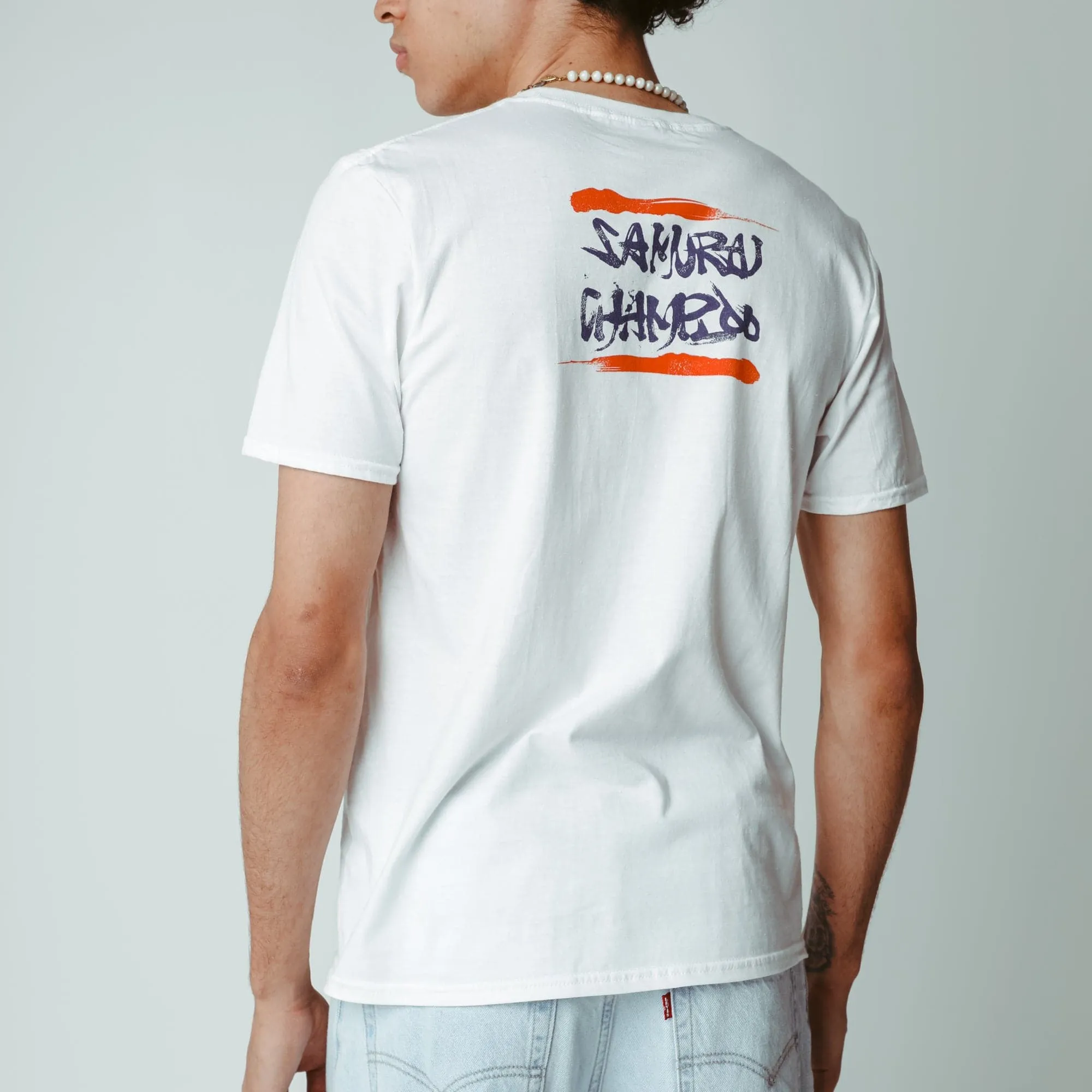 Street Samurai White Tee