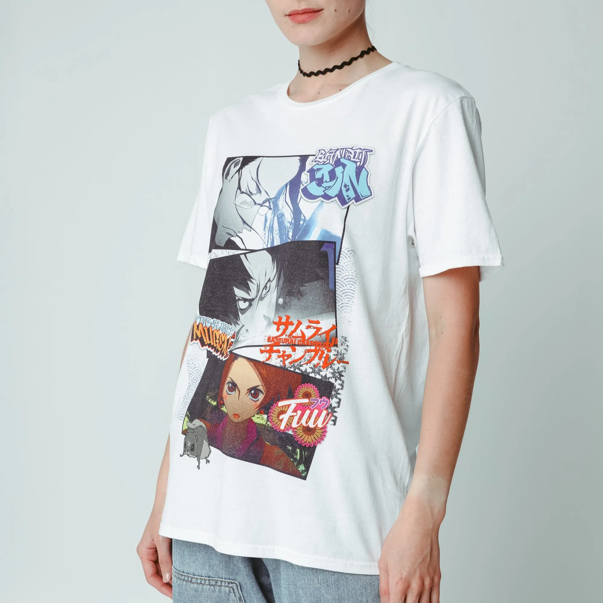 Street Samurai White Tee