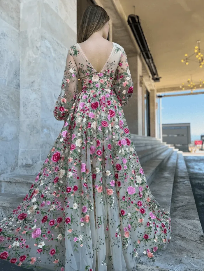 Yana Garden Tulle Gown